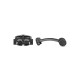 CE TUBERUTTI IPGUN  BLACK FORGED CARBON CUFFLINK