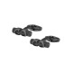 CE TUBERUTTI IPGUN  BLACK FORGED CARBON CUFFLINK