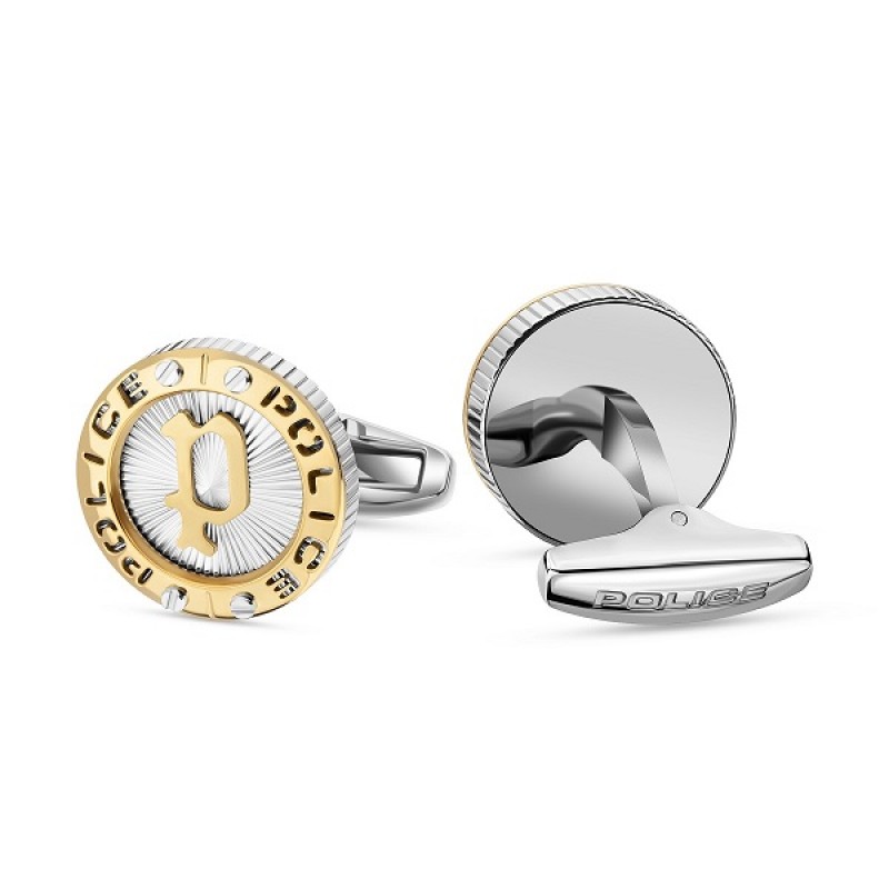 PE RAY SS & GP RIM CUFFLINKS