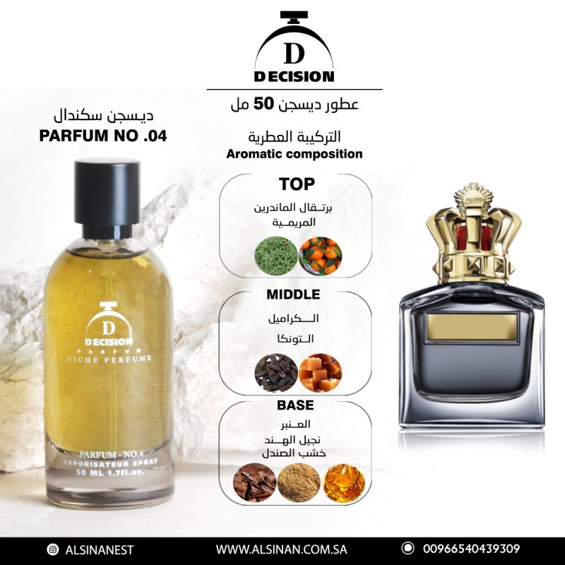 عطر رقم 04  ديسجن سكندال