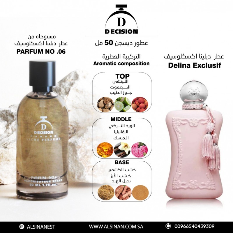 عطر رقم 06 ديسجن ديلينا