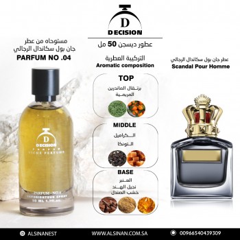 عطر رقم 04  ديسجن سكاندال بيور