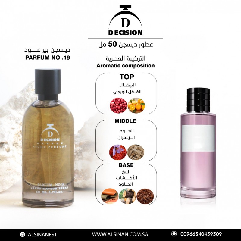 عطر رقم 19 ديسجن بير عود